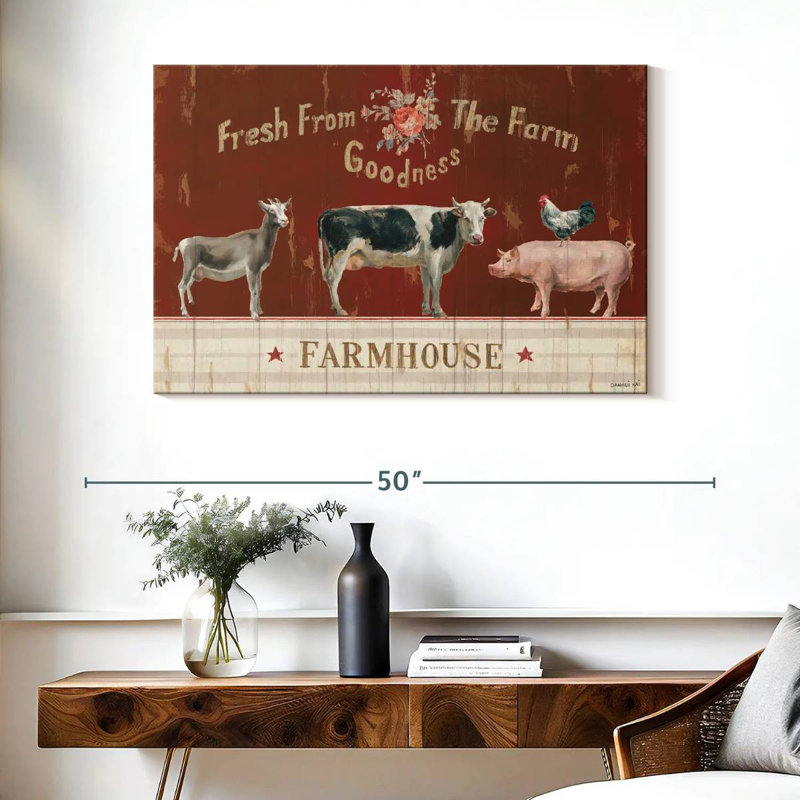 Farm Patchwork II Wall Sign, 26" H x 39" W