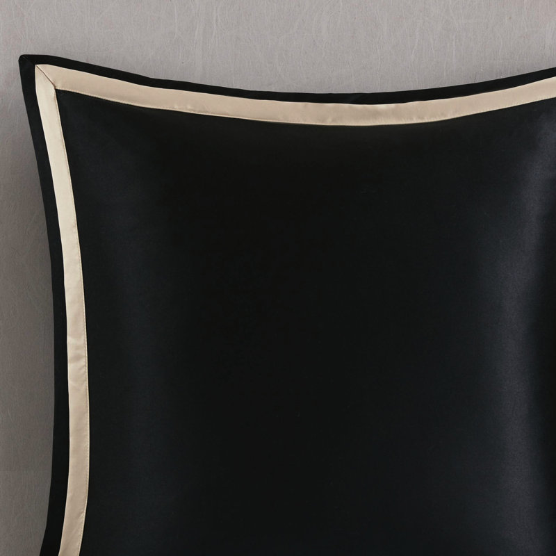 Édredon pour très grand lit 8 pièces avec textures classiques et texturées, coussins décoratifs brodés, rembourrage, utilisation à longueur d'année, caractéristiques des coussins doux, lavage facile à la machine
