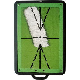 Birdie Golf: Birdie Mat - tapis d'entraînement de balançoire de qualité supérieure Pro, analyse du chemin de balançoire et de l'impact de la balle, portable, intérieur et extérieur, accessoire de sport 19,25 x 12,3 po