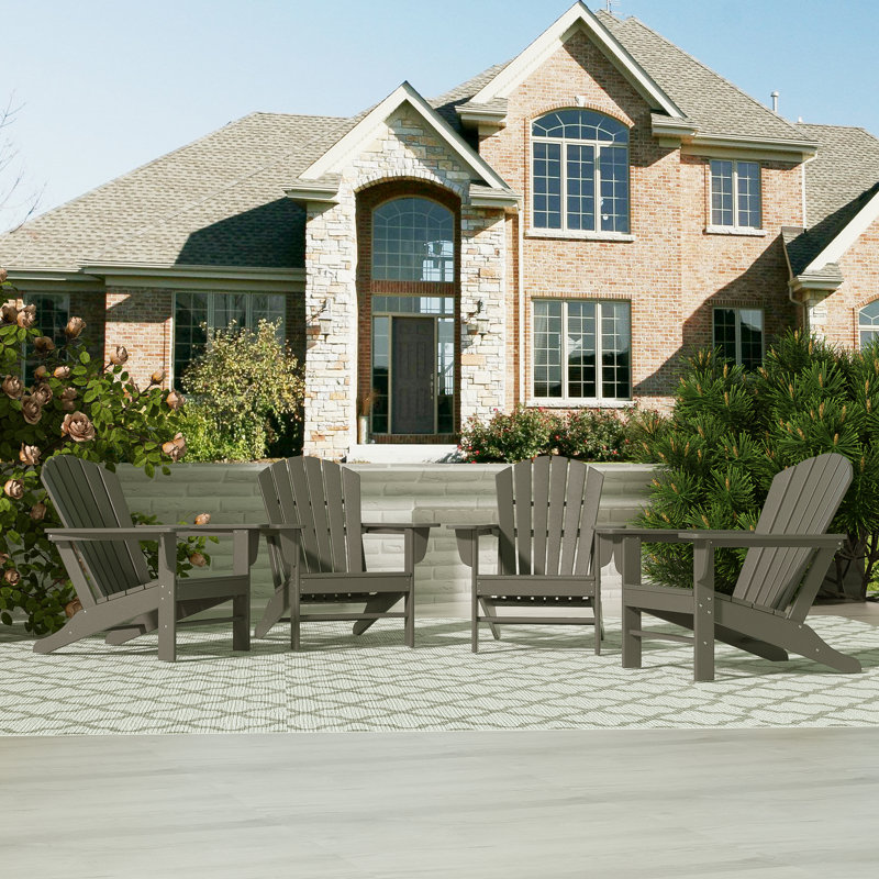 Chaise Adirondack en résine Altura, gris