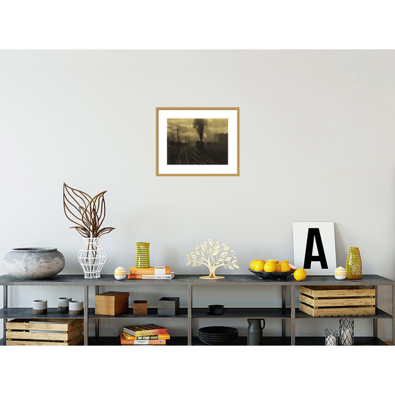 «The Hand of Man» par Alfred Stieglitz, impression giclée sur cadre, 17.75" H x 21.59" W