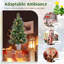 1 arbre de Noël artificiel de 3 pi avec 81 branches et branches d'eucalyptus