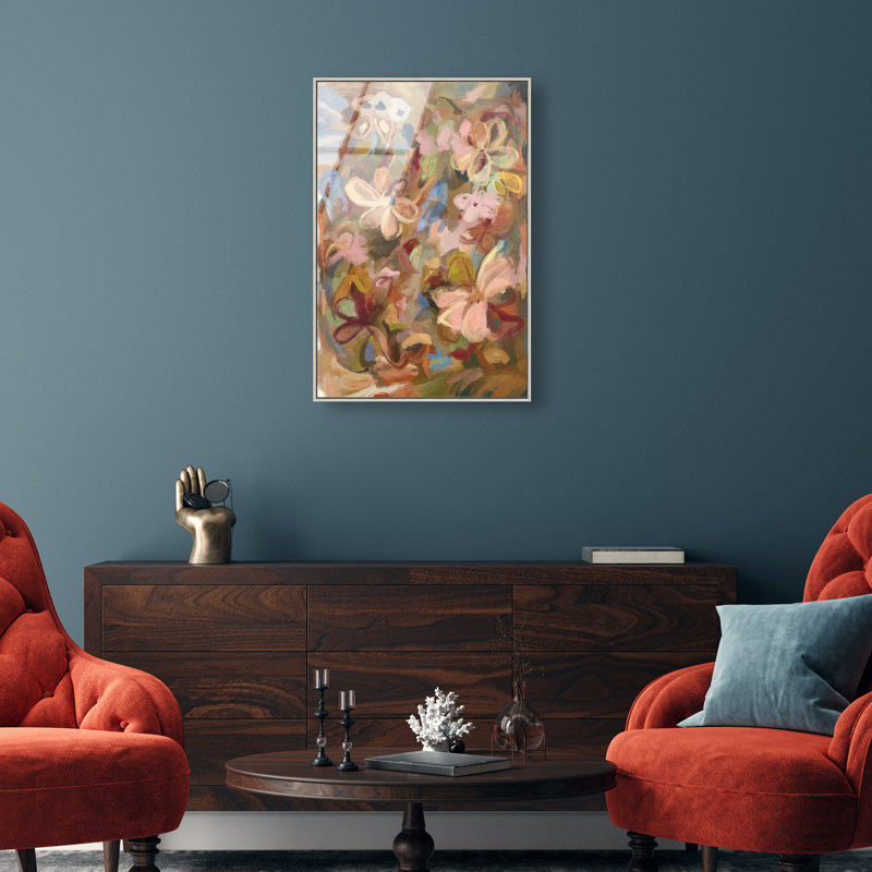 Moving Eden II Print by Oliver Gal, 16"H x 11"W, Silver Floater Frame