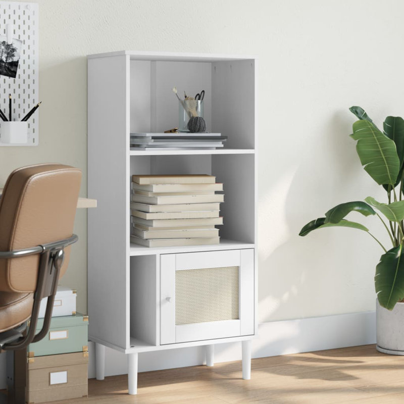 Arrieanna Bookcase Storage Bookcase, White