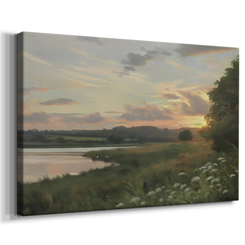 "Vintage Landscape -DCCCLI" sur toile, H 33 po x l 49 po x P 1,5 po, Toile tendue