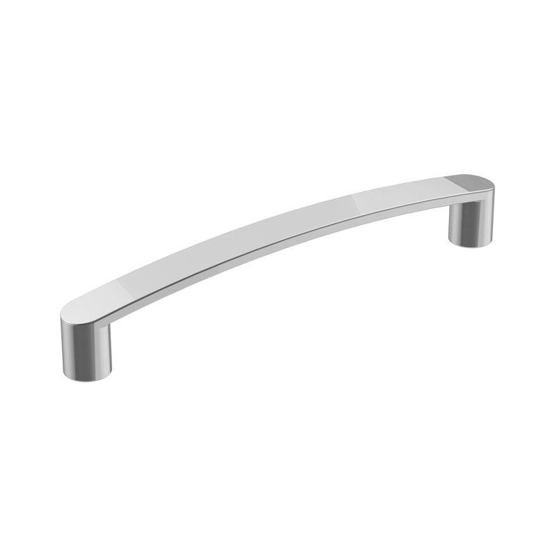 Poignée d'armoire de centre à centre Rift - paquet de 10, 5 1/16", Chrome poli