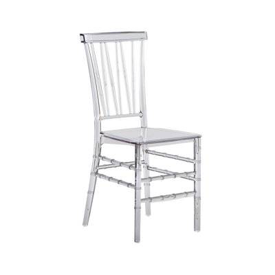 Techni Home Stackable Chiavari Style Acrylic Event Chairs – Set of 2