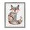 Scandinavian Style Fox Floater Canvas Wall Art by LSR Design Studio