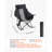 Heated Folding Rocking Camping Chair with Dual-Zone Warmth and Storage Pockets