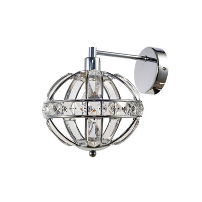 Venus Crystal Armed Sconce
