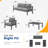 6-Piece Aluminum Patio Conversation Set With Cushions-169371497