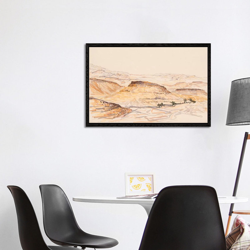 Nahal Nizana by Itzu Rimmer - Print on Canvas, Black Framed, 101.6 cm H x 66.04 cm W