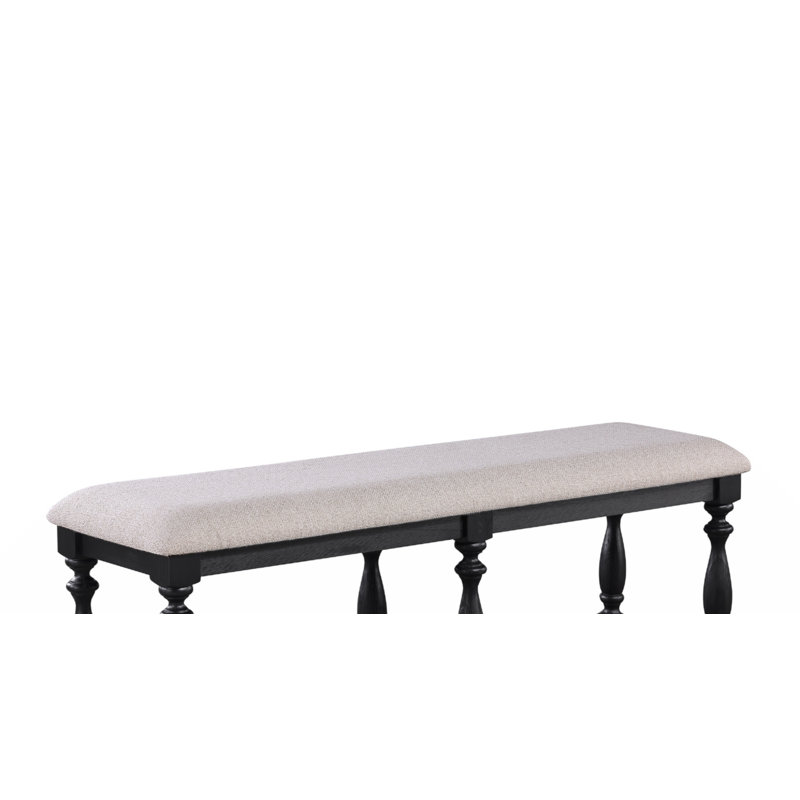 Daiona Polyester Upholstered Bench