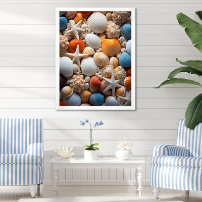 «Beach Photo Seashell Symphony VI», reproductions sur toile d'animaux
