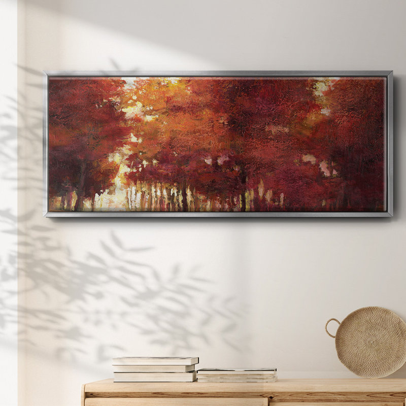 Lumière de l'après-midi - Toile encadrée, H 20 po x l 50 po