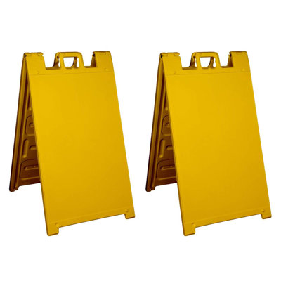 Porte-affiche pliable en plastique pliable