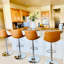 Tabouret de bar rotatif à hauteur réglable Kareema-902780236-826937280