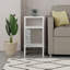 Table de chevet blanche 23 po