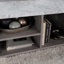 Table basse à plateau relevable en bois avec rangement dissimulé brun
