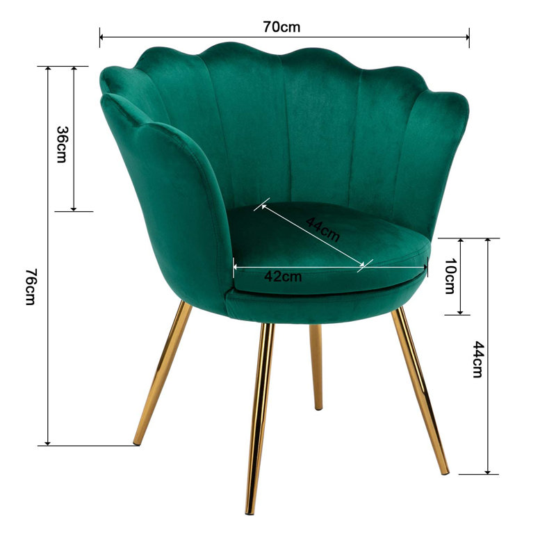 Arago Upholstered Bar Stool, Green