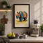 Patchwork Rhinoceros Boho - Wrapped Canvas-432722913-432722923