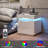 Emmakay Nightstand with Wireless Charging Station, LED Light and 2 Drawers-228695403