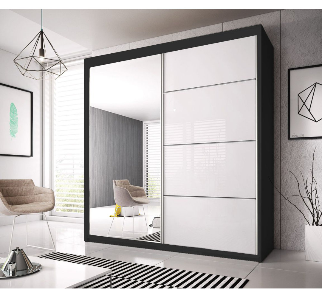 Gulledge 2 Door Sliding Wardrobe