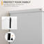 Armoire de cuisine de style campagnard 70,75 po HOMcom