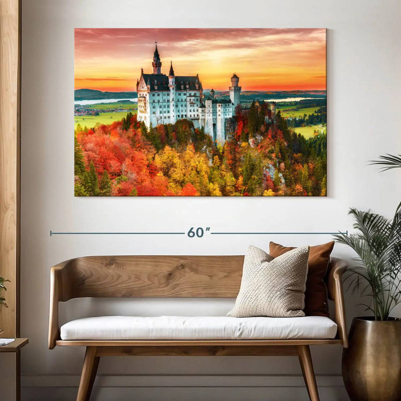 Neuschwanstein, H 34 po x l 51 po