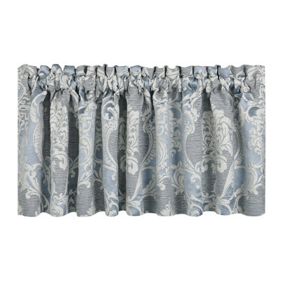QUEENSBURY - STEEL BLUE WINDOW STRAIGHT VALANCE