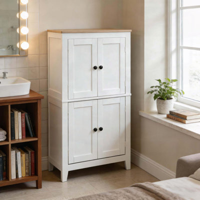 Élégante armoire de rangement pour salle de bain