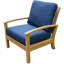 St. Lucia Teak Outdoor Lounge Chair-520615912