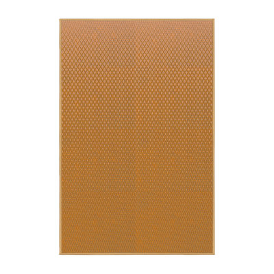 Tapis orange tissé à la machine