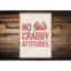 Aucun signe d'attitude crabe-58193372