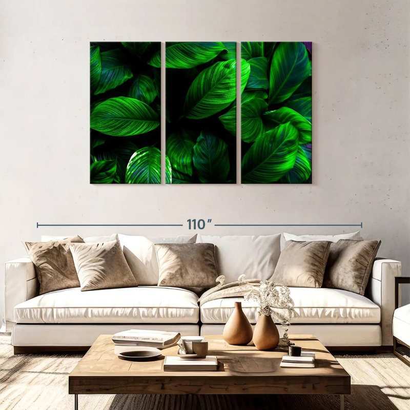 Harnek plantes vertes, H 48 po x l 74 po