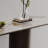Simple retro oval console table-641421593