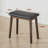 Solid Wood Vanity Stool For Makeup With Pu Leather Upholstery