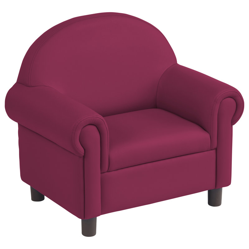 Little Lux Kids Club, 24" H x 26" W x 18" D, Raspberry