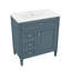Meuble-lavabo innovant de 30 po avec lavabo, 2 tiroirs, une armoire et un tiroir basculant-1175042351