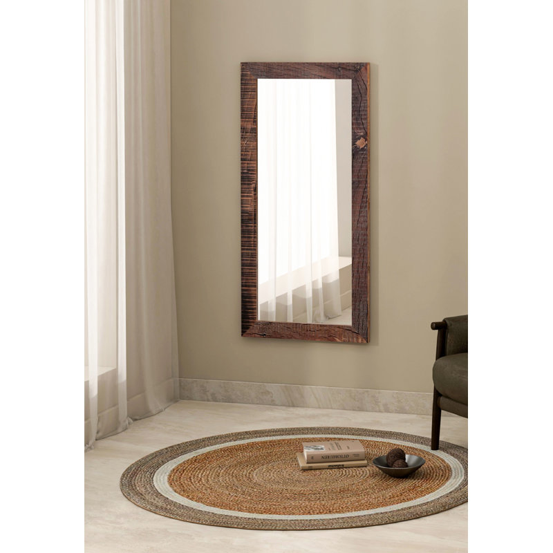 Hauteur du cadre de miroir en bois: 70 po, H 70 po x L 33 po x l 1 po