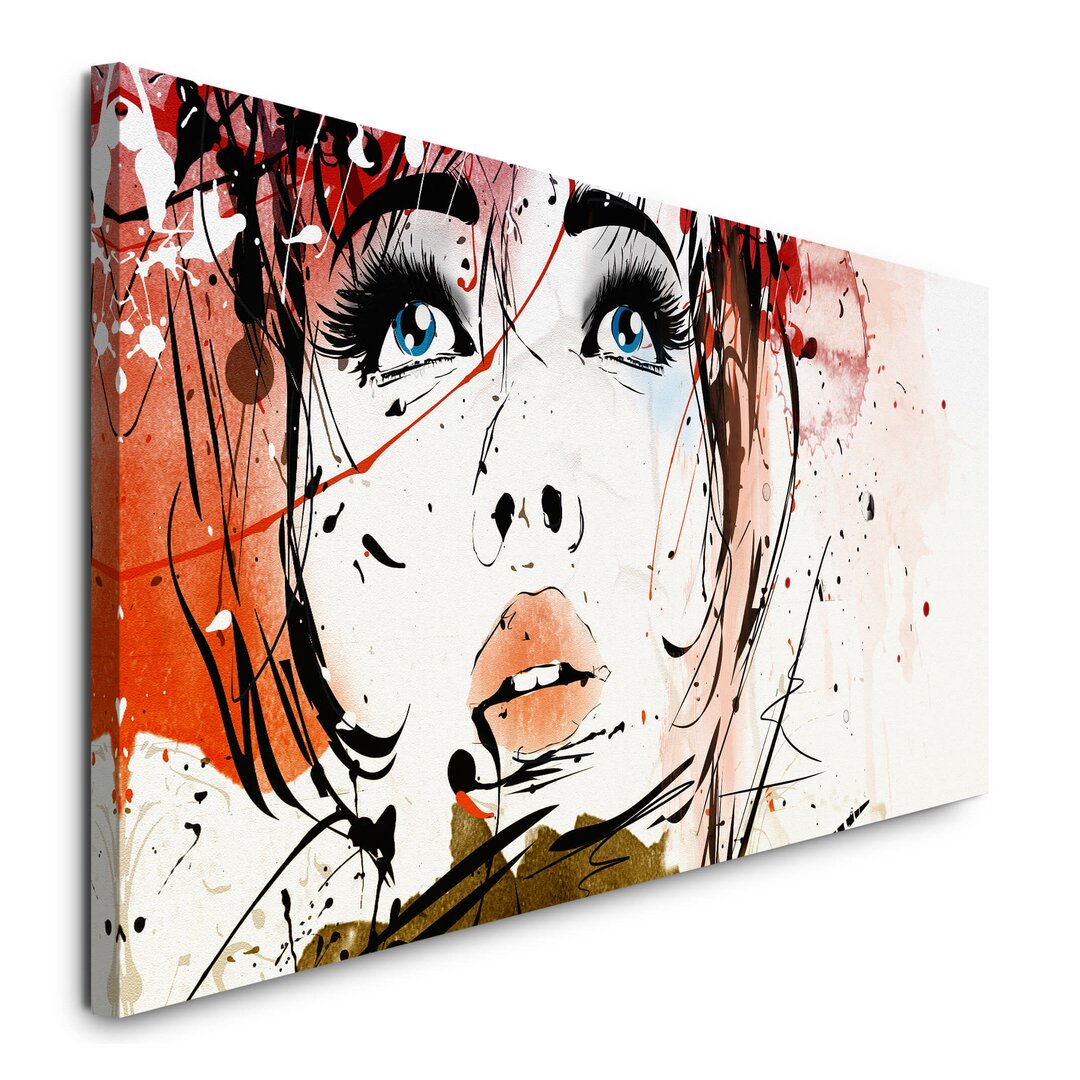 Leinwandbild "Fashion Face modern" - Kunstdruck