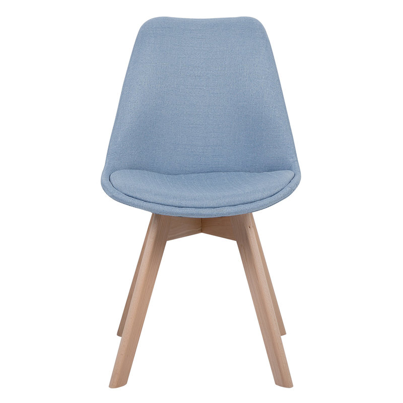 Otselic Upholstered Dining Chair, Light Blue