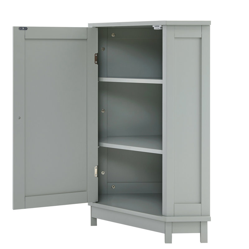 Armoire de salle de bain moderne de style moderne - Tablette de coin triangulaire réglable - Pour un environnement propre