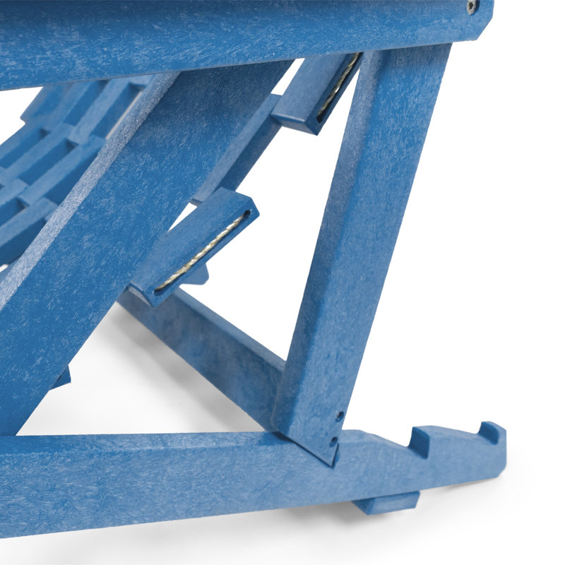 Méridienne d'extérieur pliable Pinecrest, Bleu pacifique