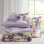 Ensembles de literie doux, polyester taupe à motif floral grand confort moderne