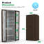 Armoire de rangement extérieure imperméable avec tablettes-959150440