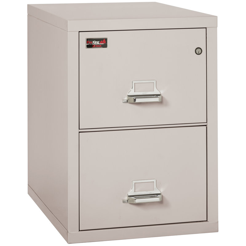 Fireproof 4 - Drawer File Cabinet, Brown Combination Lock, 21.31"W