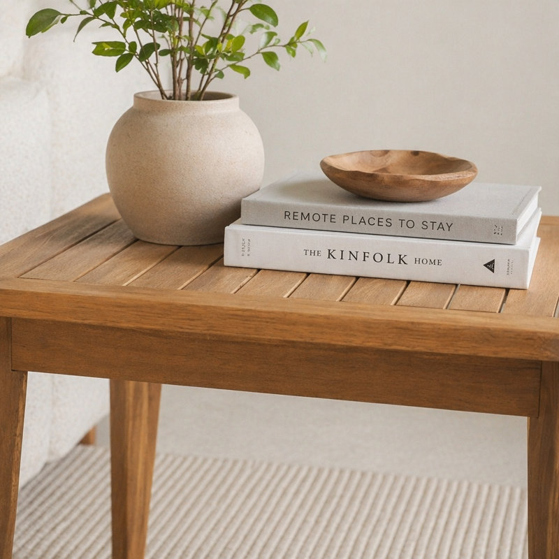 Table basse d'extérieur en bois d'acacia Westin