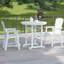 Chaise de bar avec accoudoirs, ensemble de 2 chaises d'extérieur