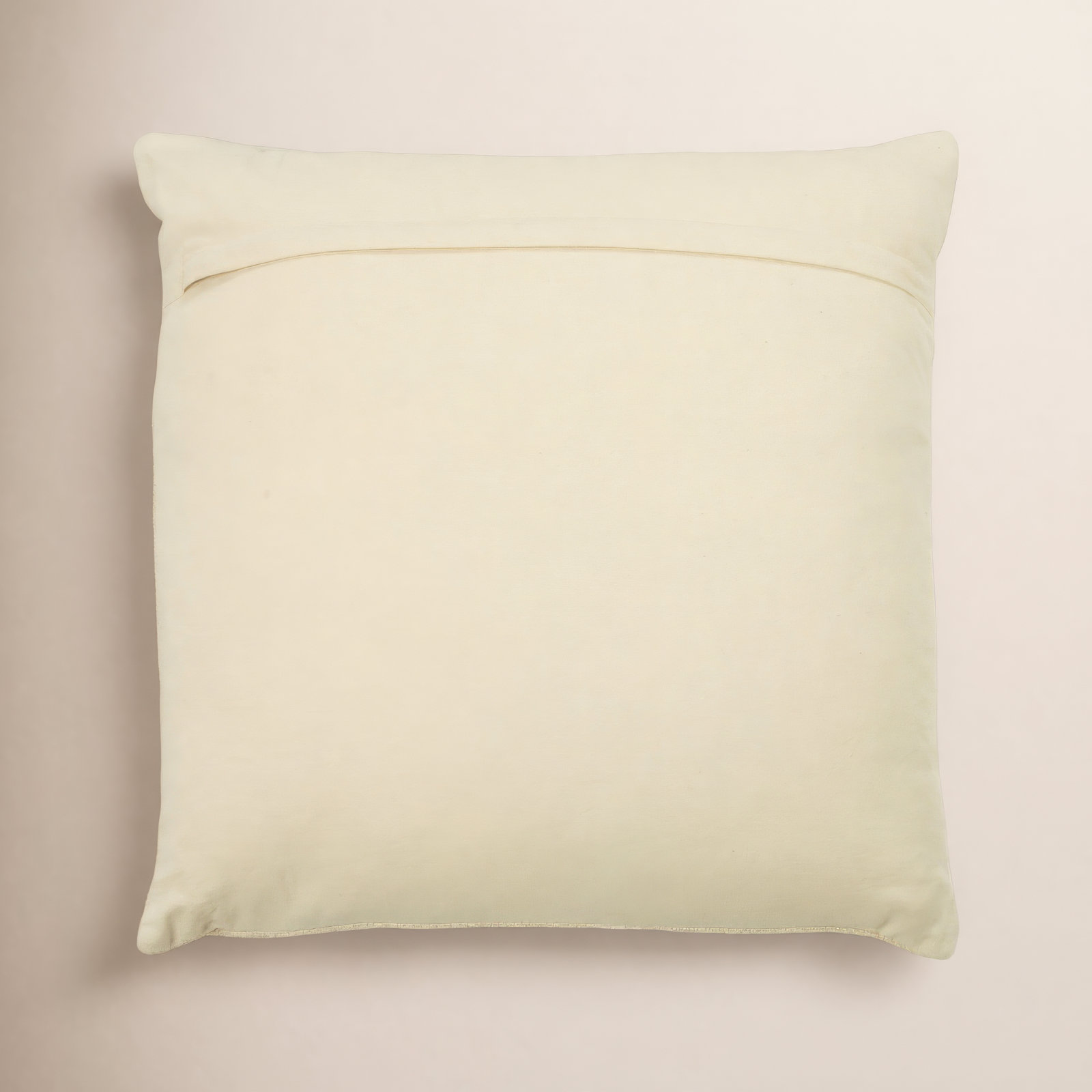 Brocka Textured Cotton Throw Pillow, Beige